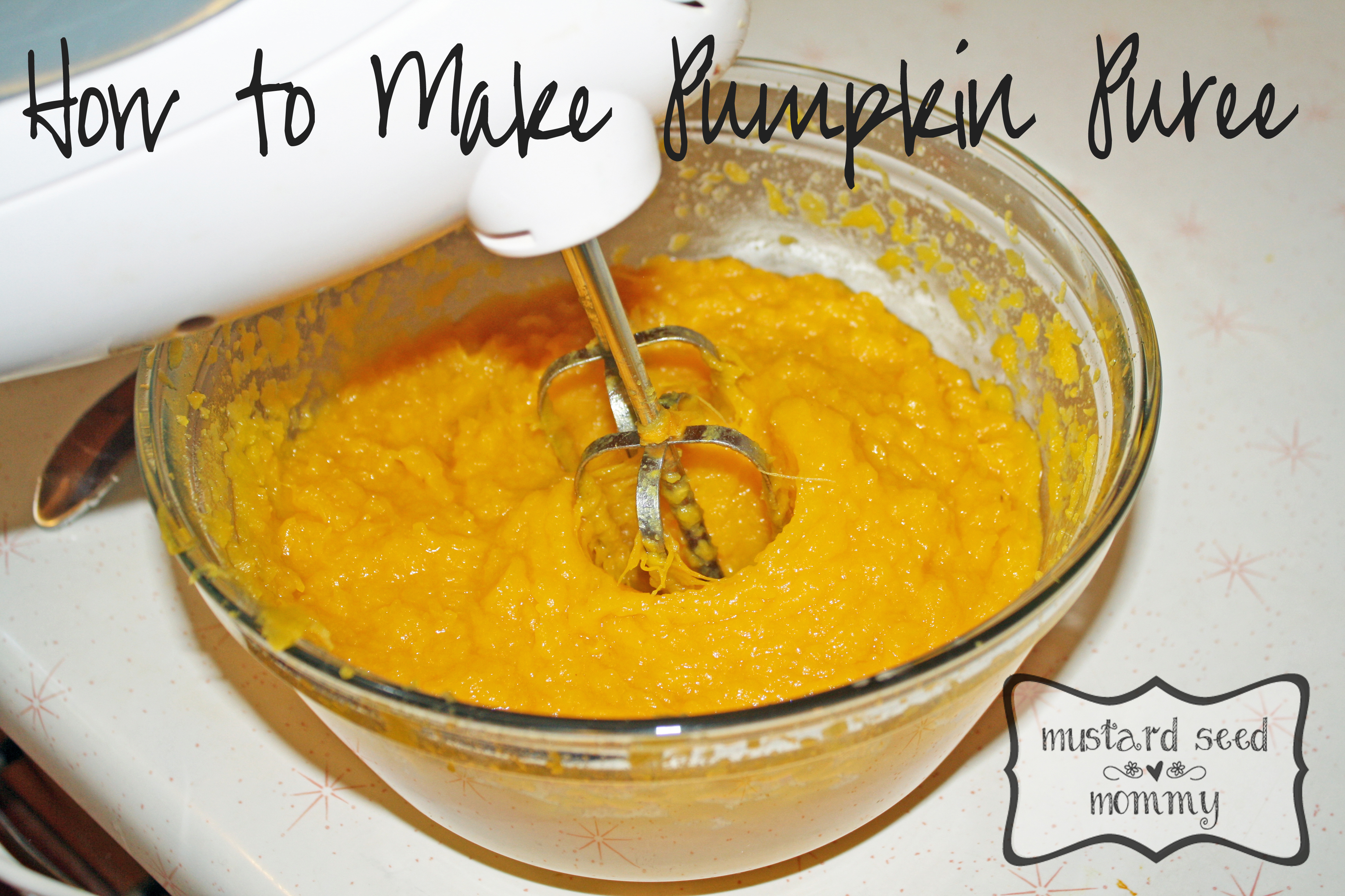How to Make Pumpkin Puree with @mustardsdmommy