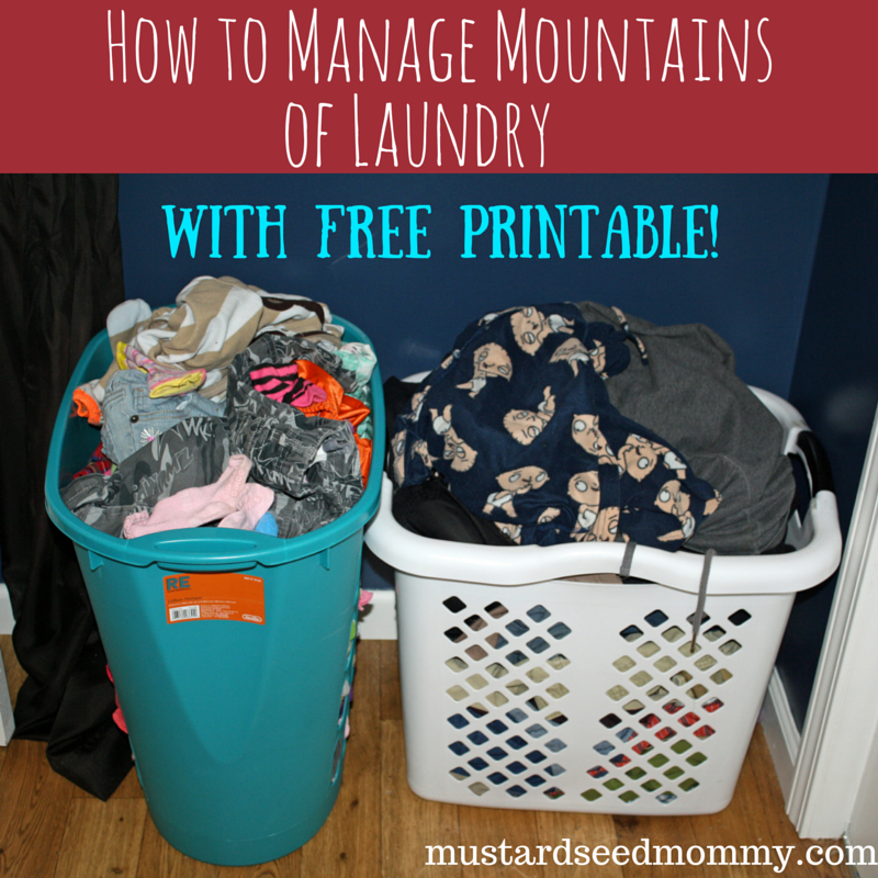 How to ManageMountains of Laundry